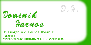 dominik harnos business card